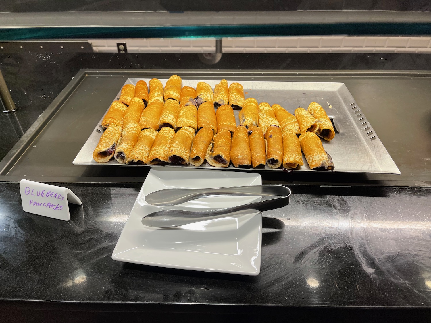 a tray of food on a table