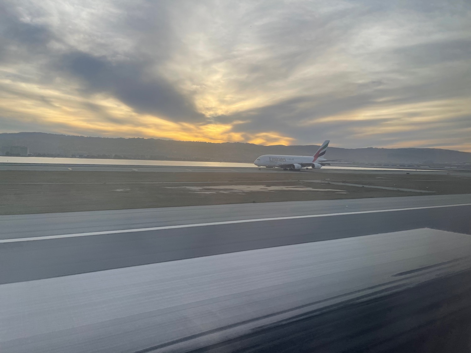 an airplane on a runway