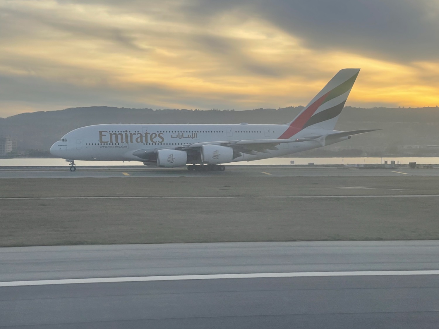 an airplane on a runway