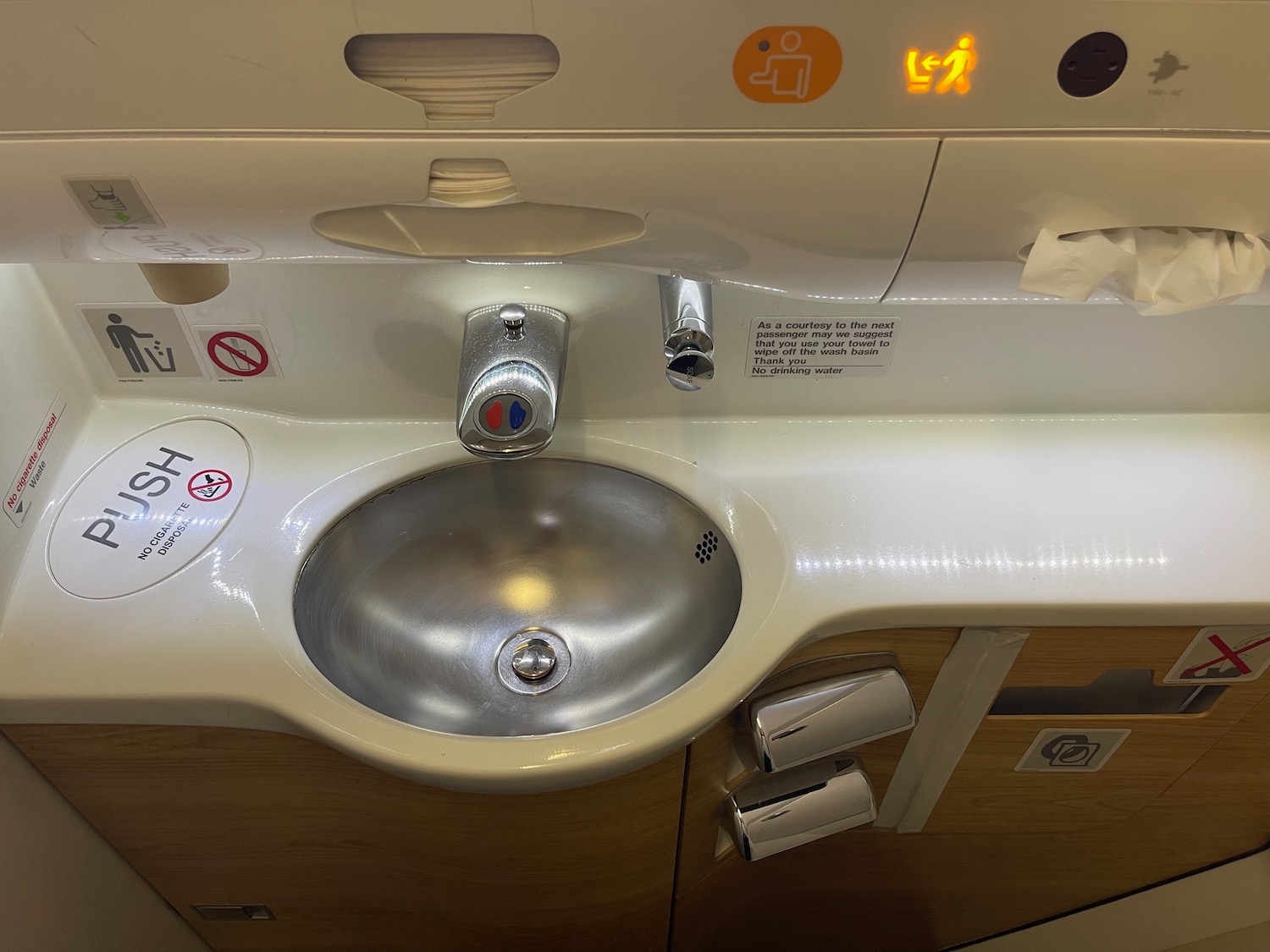 a sink in a plane