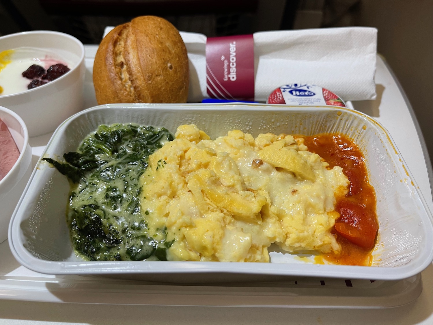 a tray of food on a tray