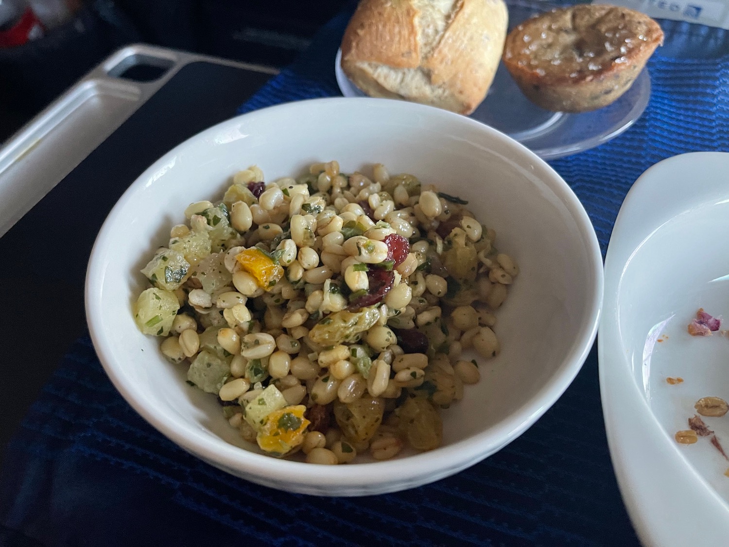 a bowl of food on a table