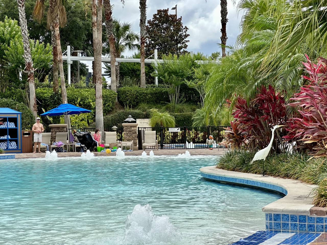 Hyatt Regency Orlando pool flora fauna