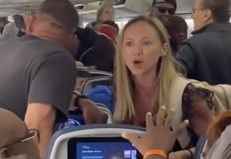 Delta Air Lines Passenger Freaks Out After Passenger Pushed Her Seat ...