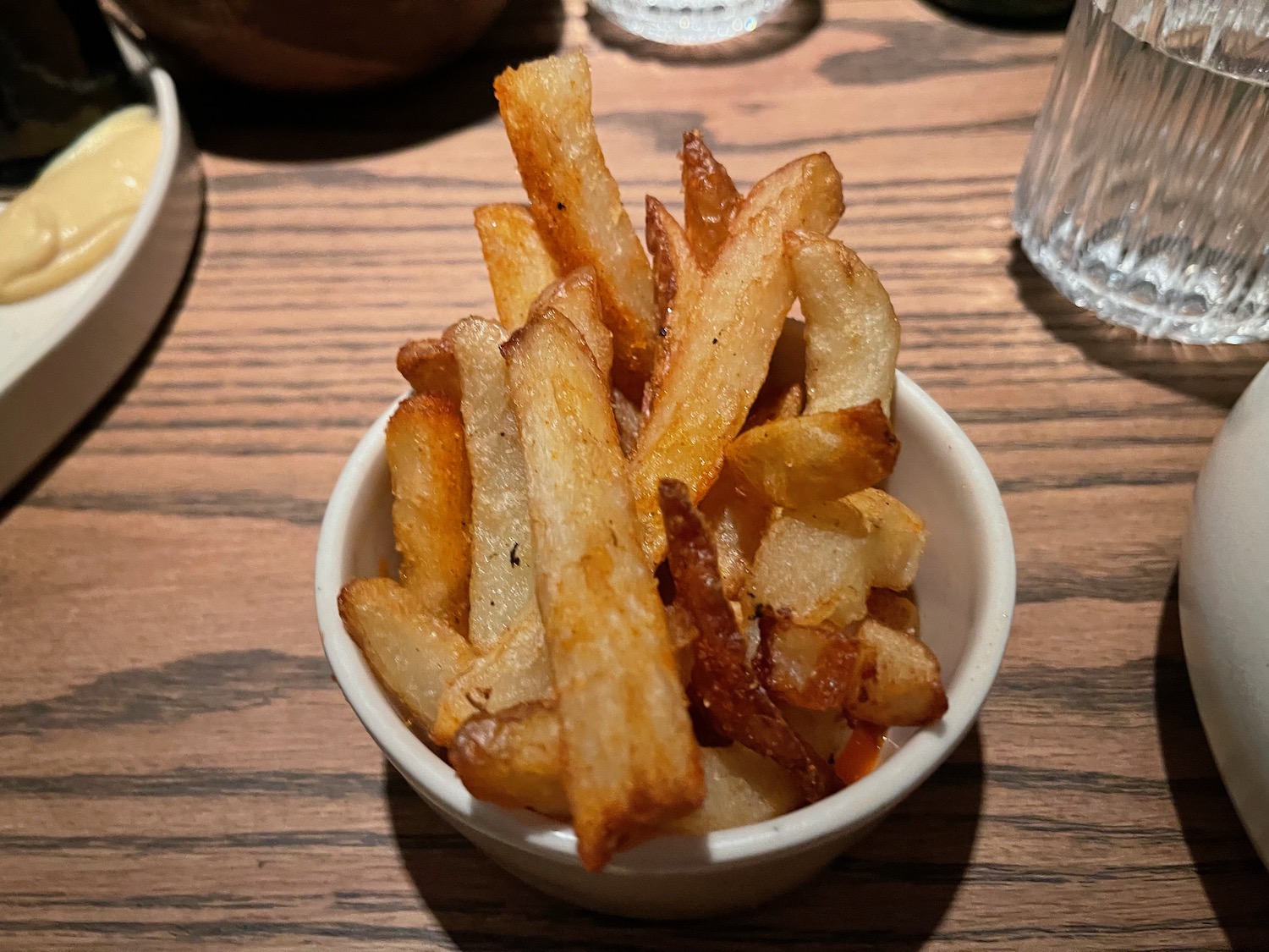 a bowl of french fries