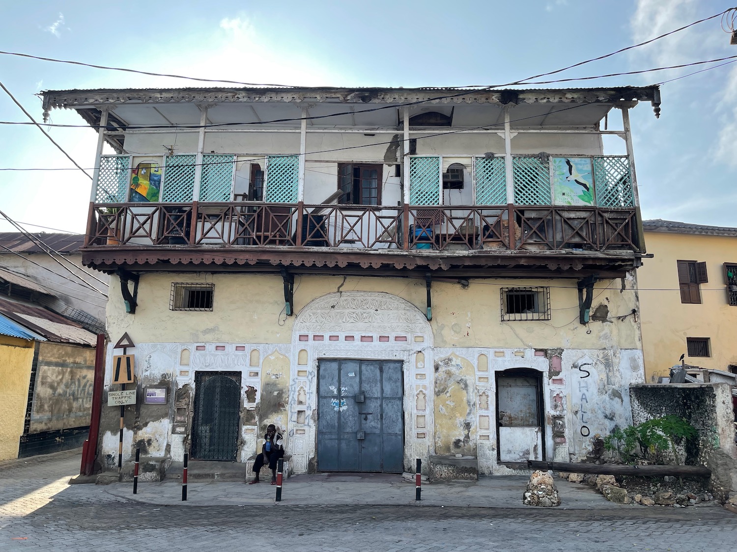 a building with a balcony