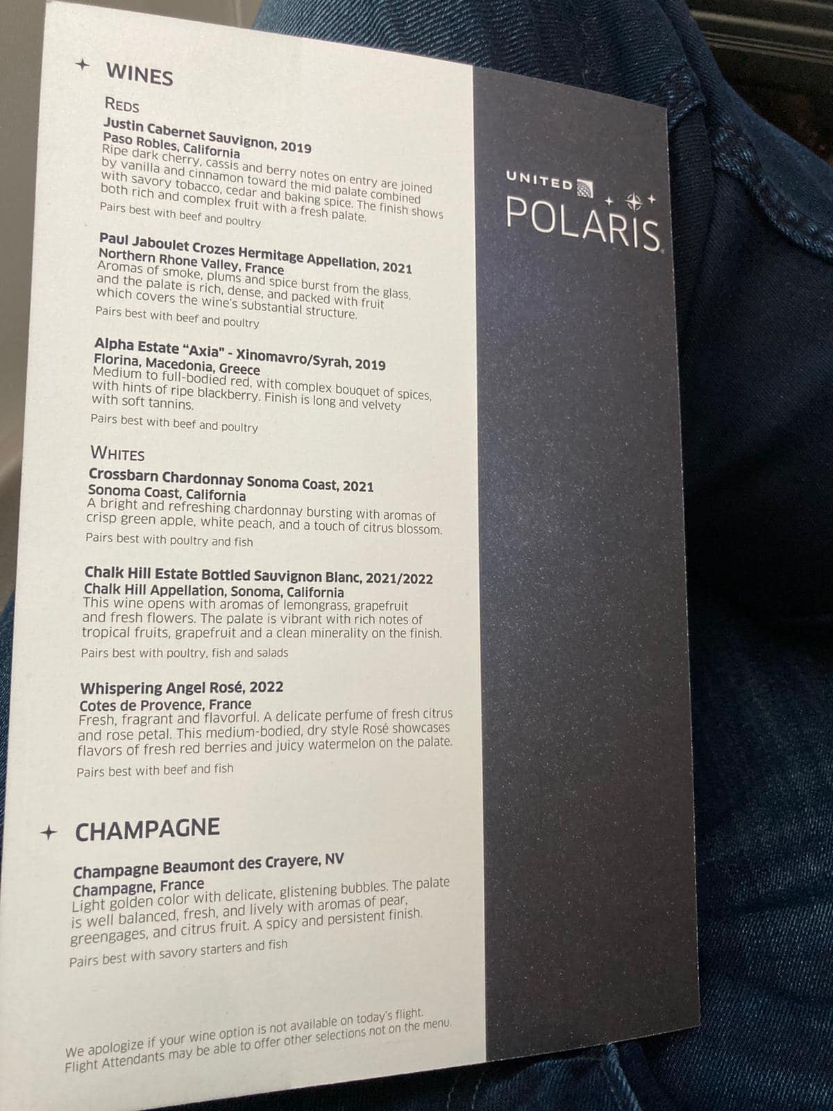 Behind Your Inflight Wine List