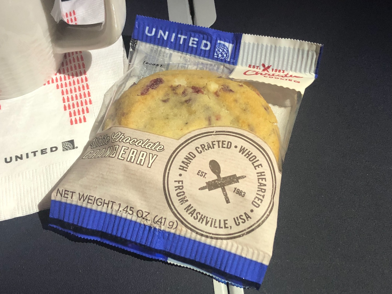 a cookie in a package