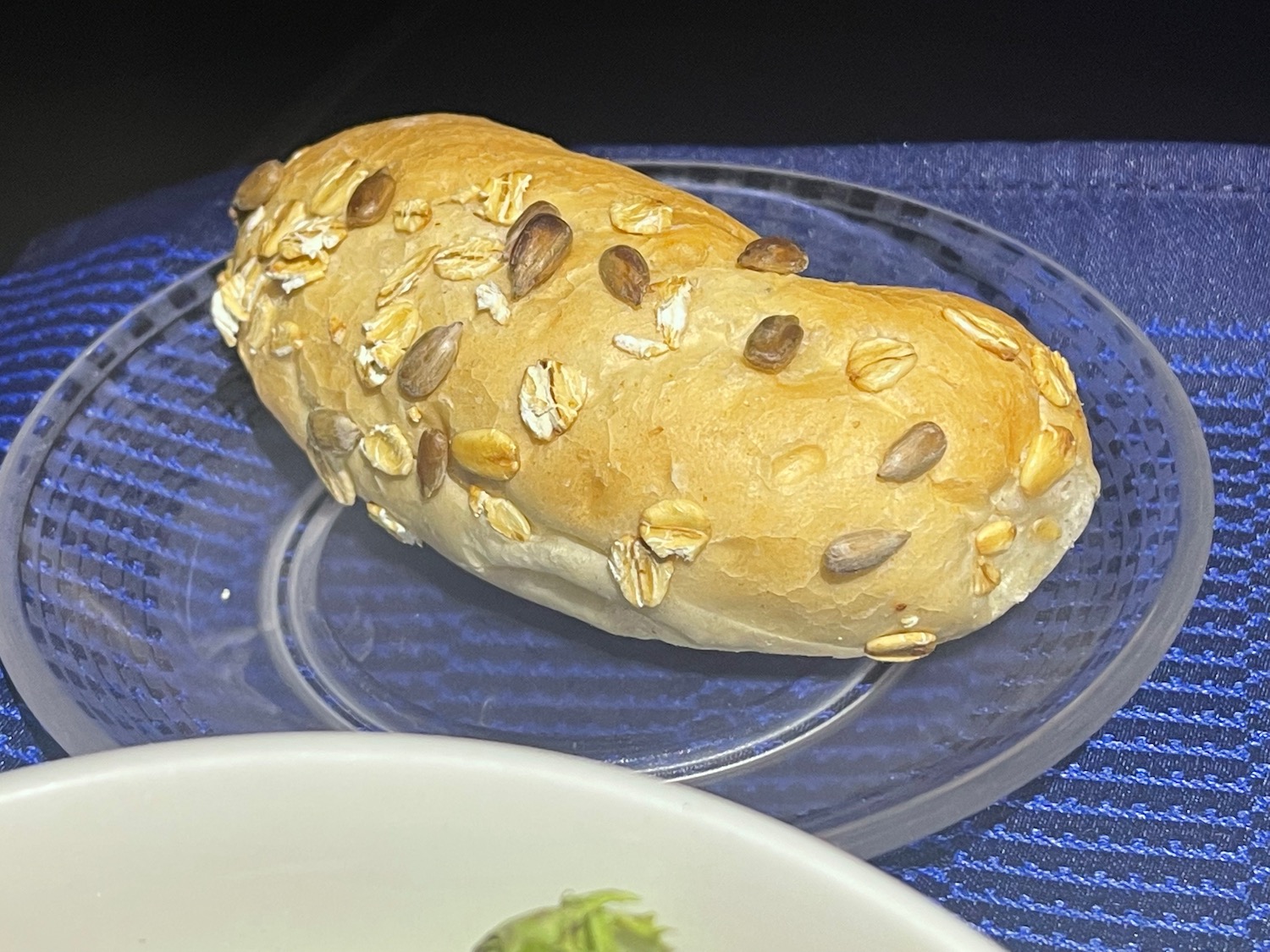 a loaf of bread with seeds on top of it