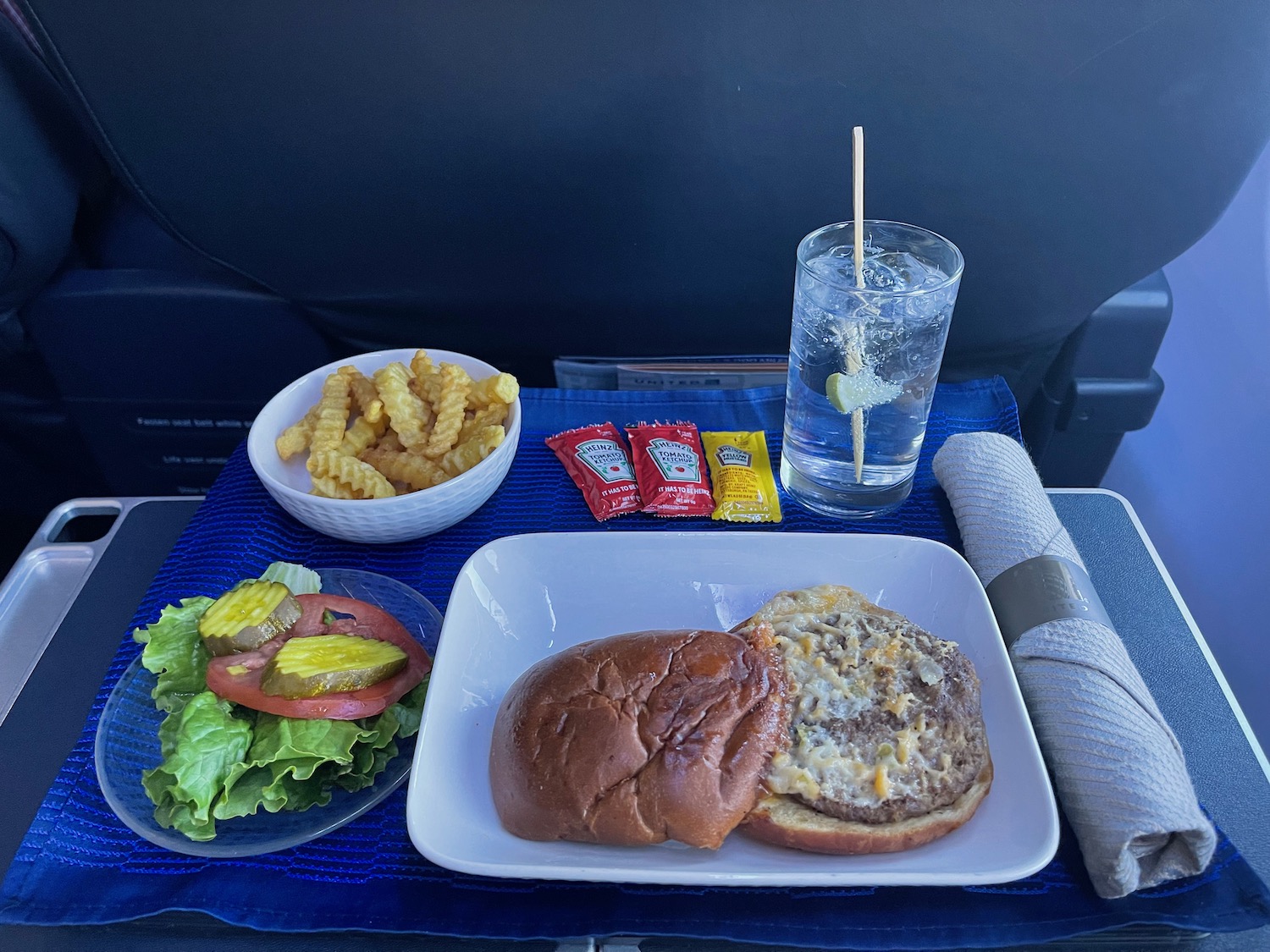 a plate of food on a table