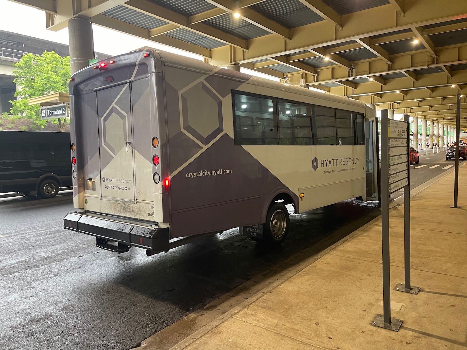 a bus parked at a bus stop