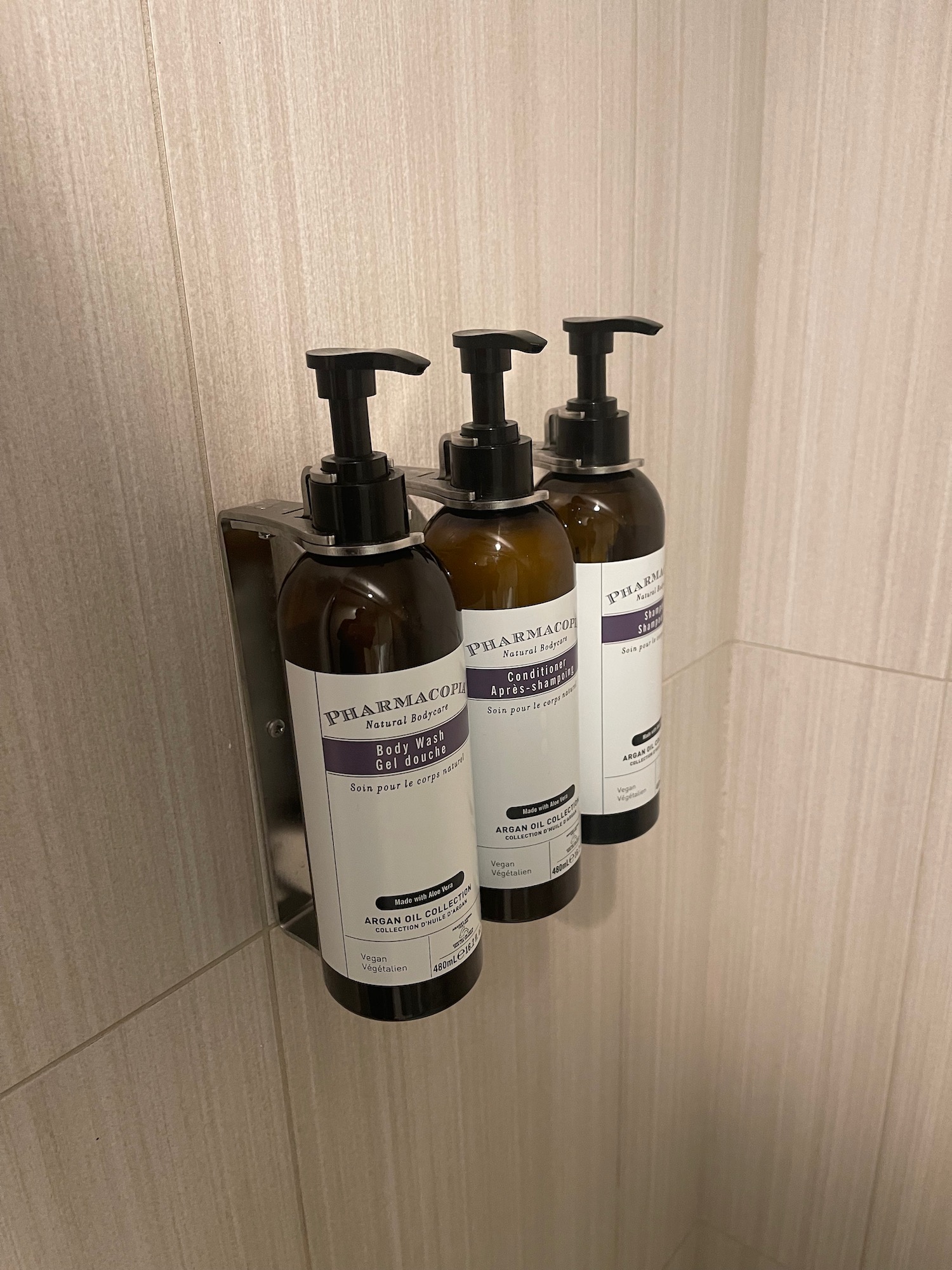 a group of bottles of liquid soap