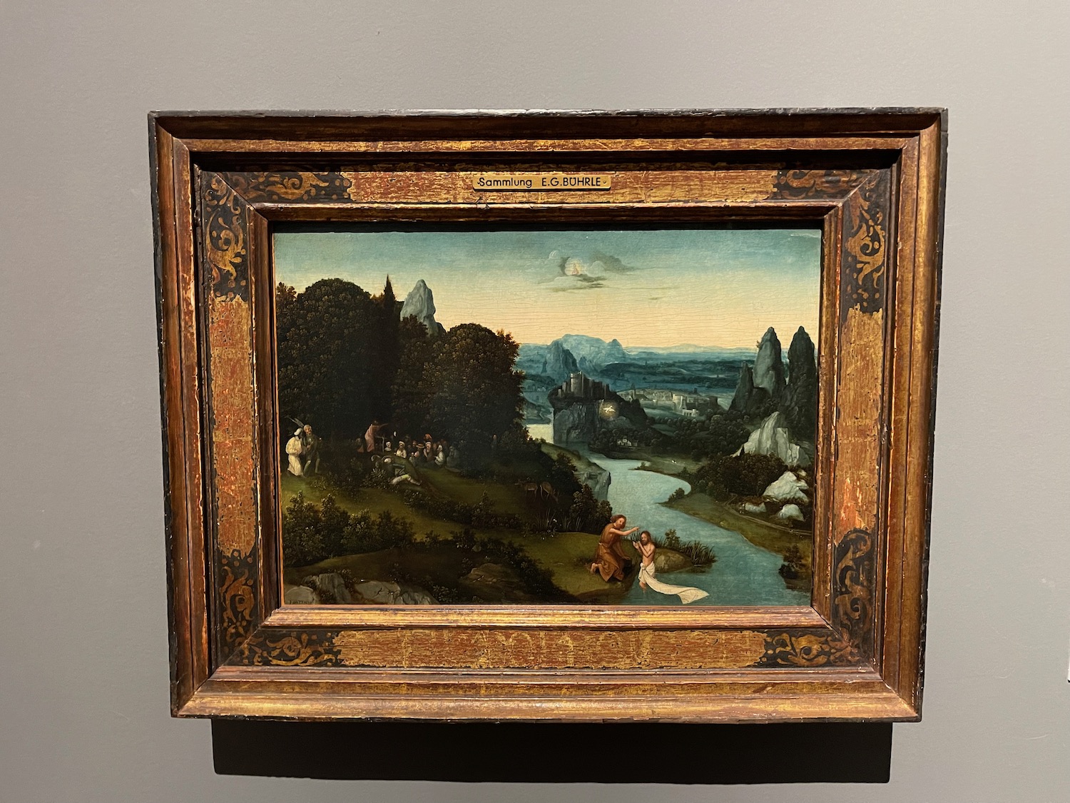 a painting in a frame