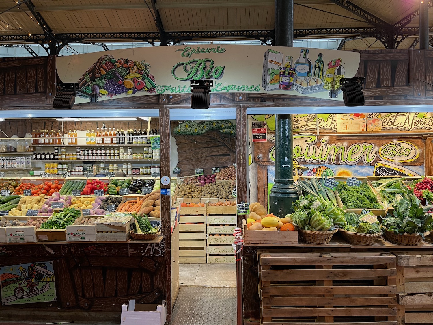a store with produce in it