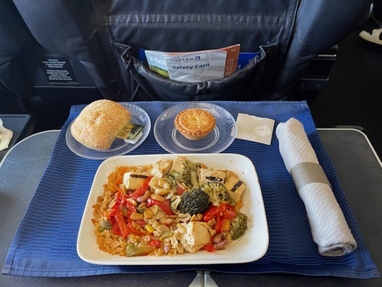Smoked Tofu Bowl In United Airlines First Class Live and Let's Fly