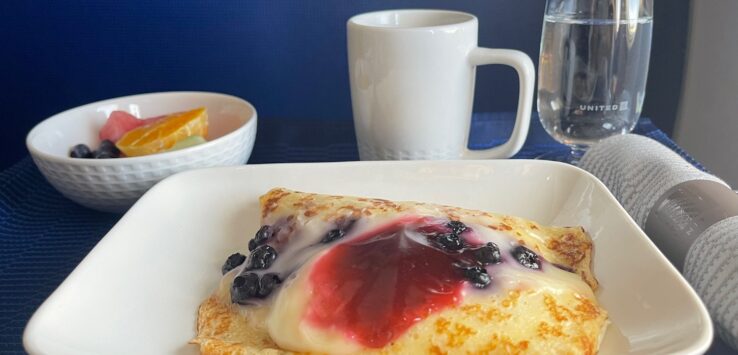 United Airlines Crepes