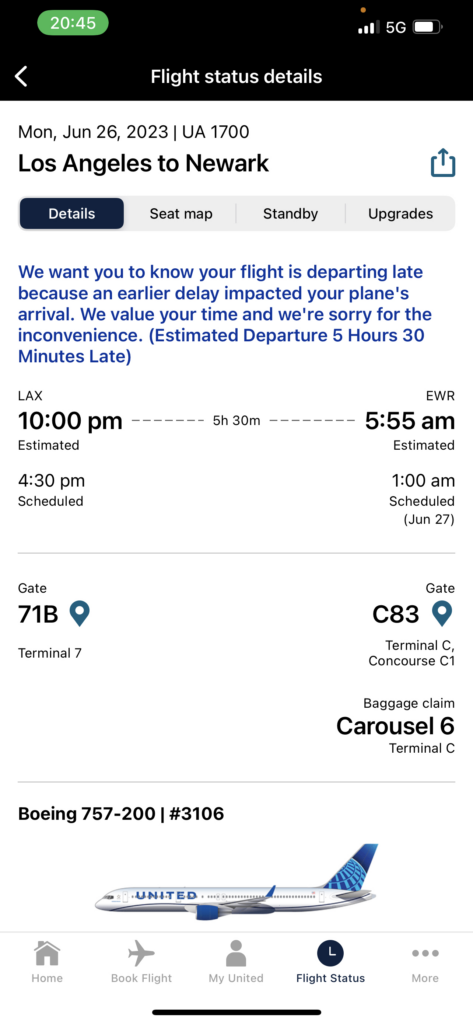 My Trip To Newark On United Airlines Comically Unravels - Live And Let