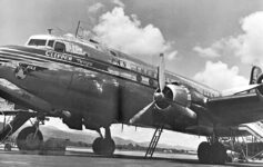 Pan Am flight 914 - https:::commons.wikimedia.org:wiki:File:Pan_Am_DC4_Cipper