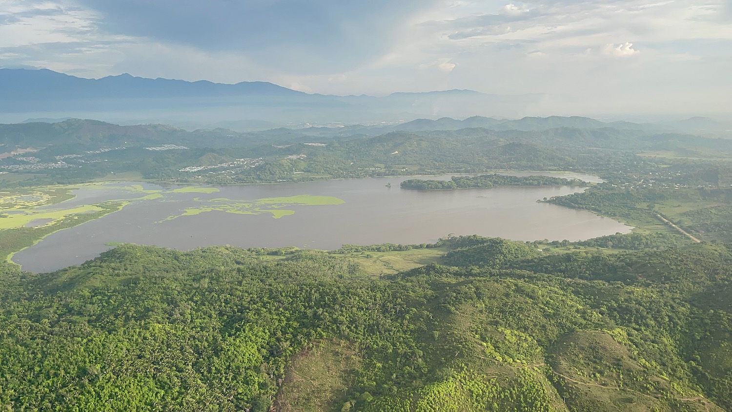 a lake surrounded by trees