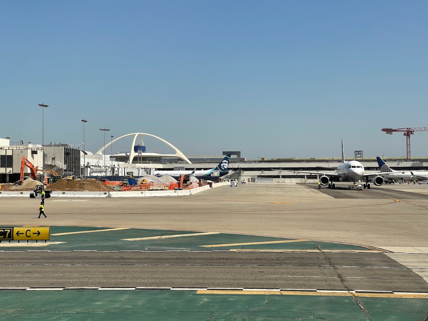 an airplane on the runway