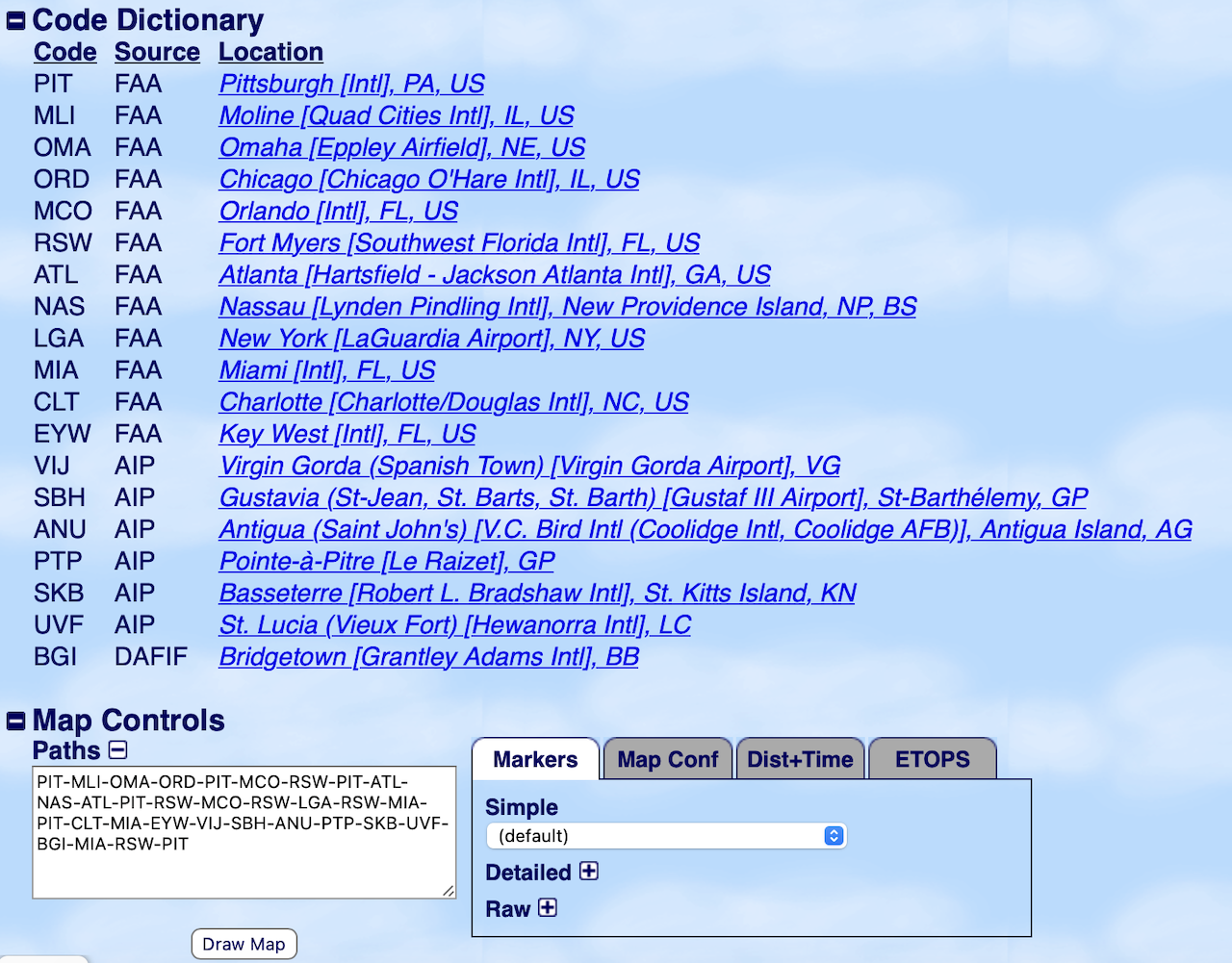 travel plans Q3 Q4 2023 airport codes