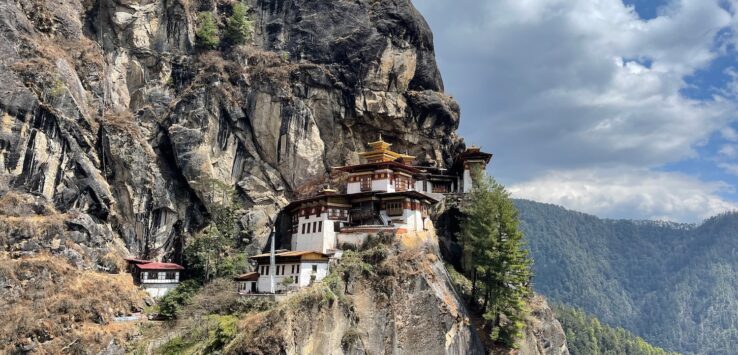 Paro Taktsang on a cliff