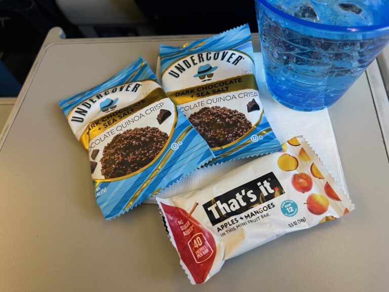 Chocolate Quinoa Crisps On United…Best Airline Snack Ever Live and