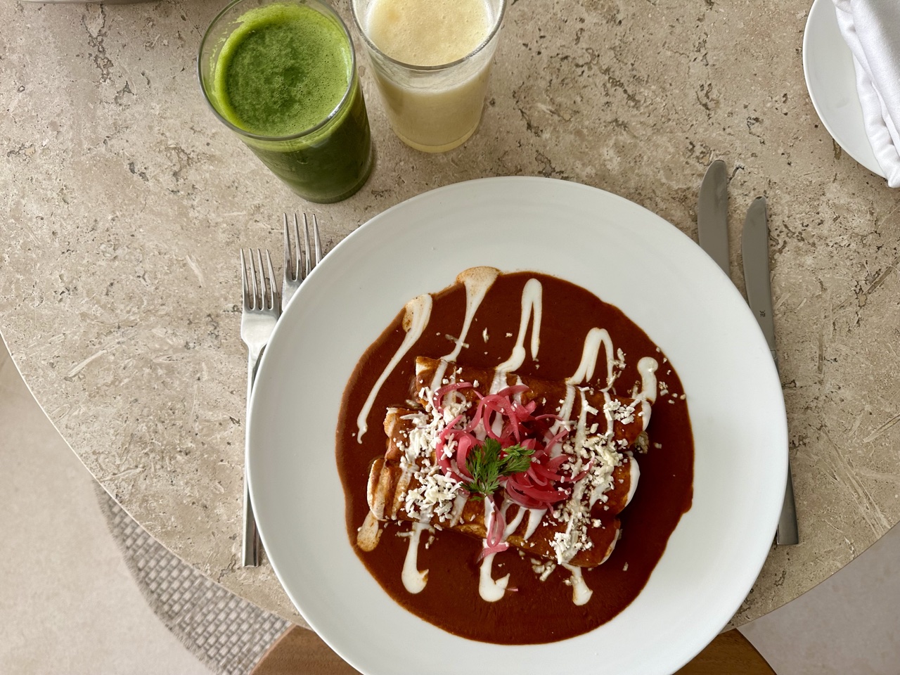 impression by secrets isla mujeres room service enchiladas