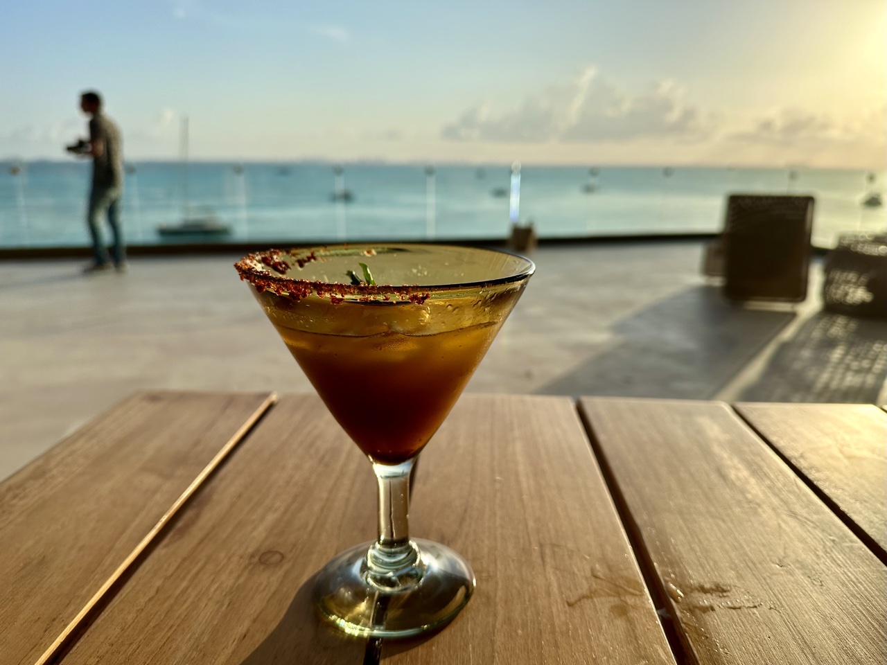 impression by secrets isla mujeres signature junior king suite ocean view cocktail at sunset