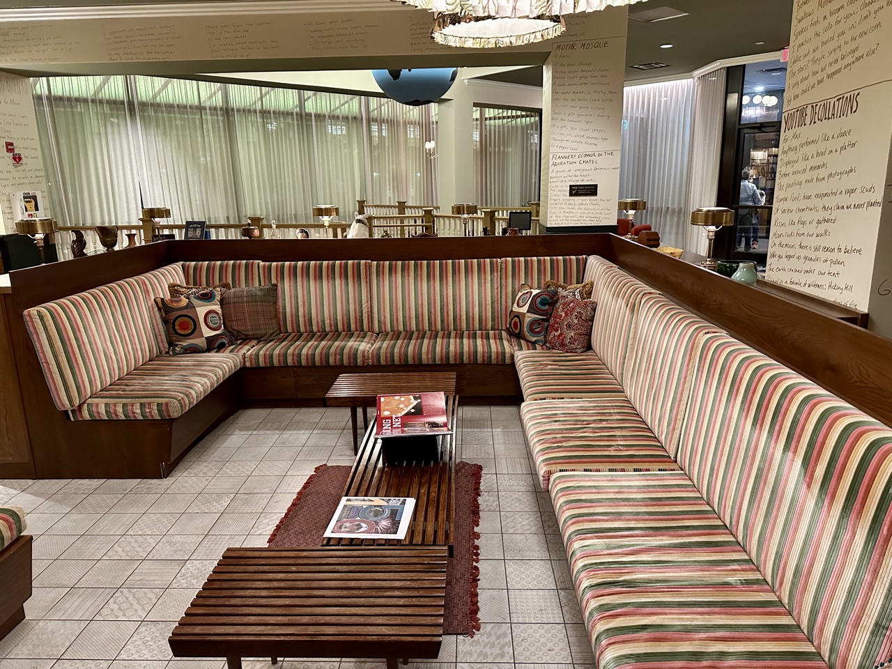 the graduate iowa city lobby couches