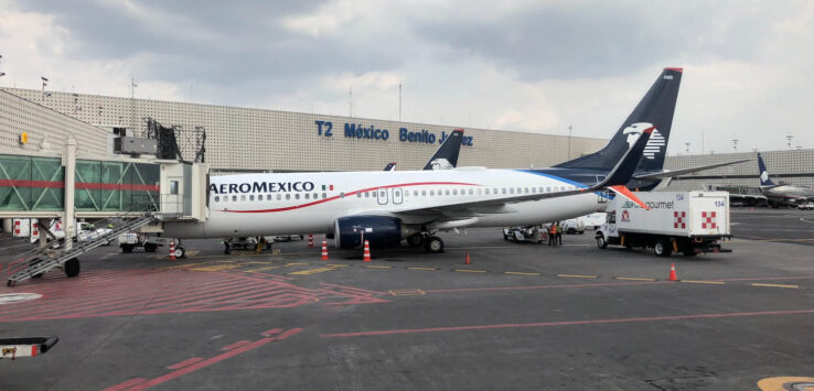 a plane parked on a tarmac