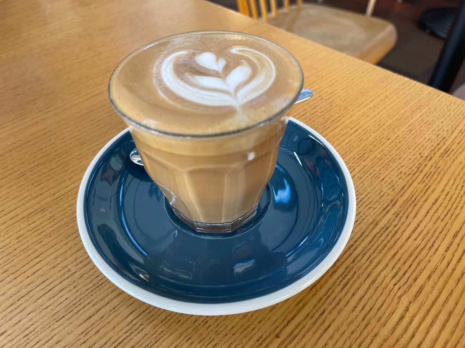 a cup of coffee on a saucer