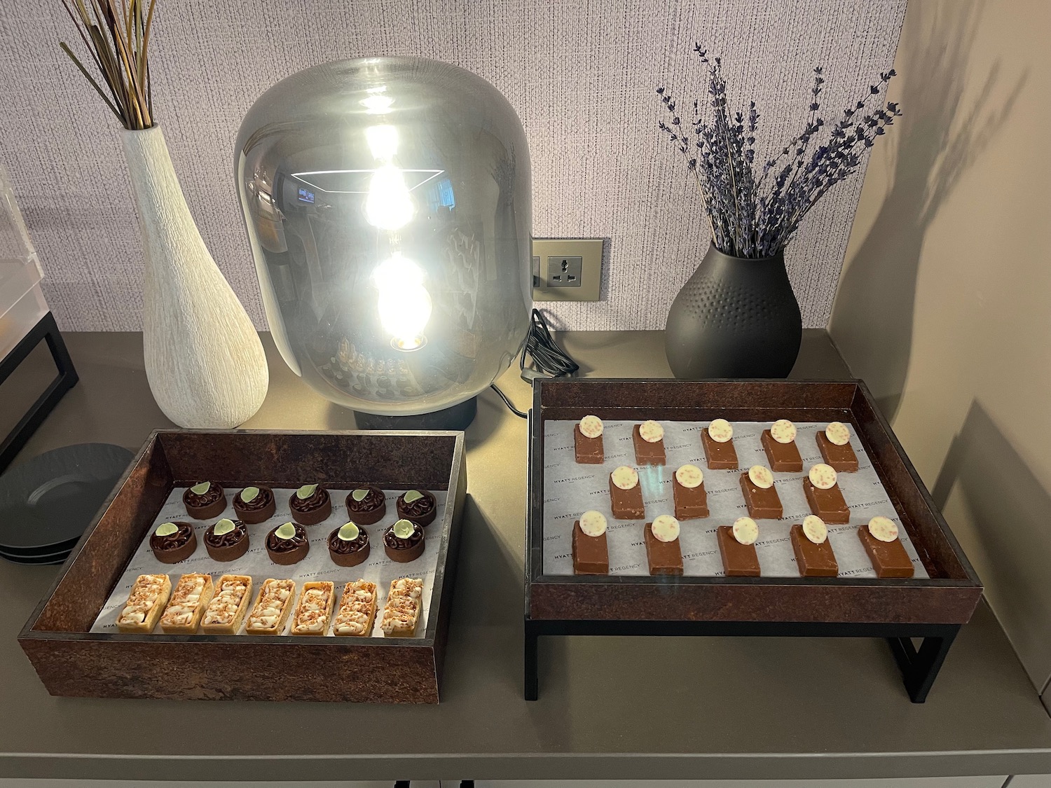 a group of chocolates on a table