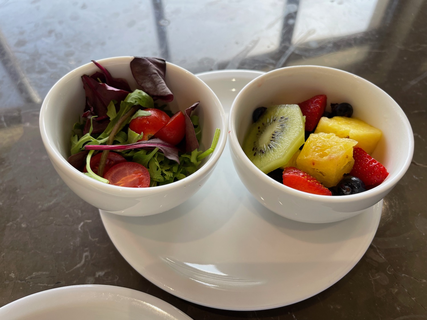 a bowl of fruit and vegetables