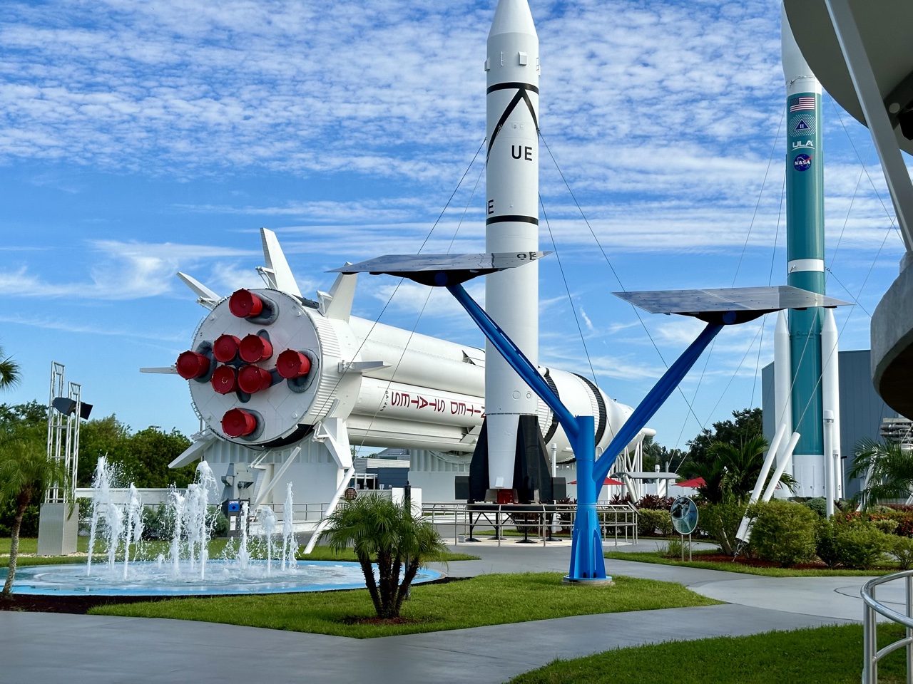 space perspective space tourism kennedy space center rocket garden