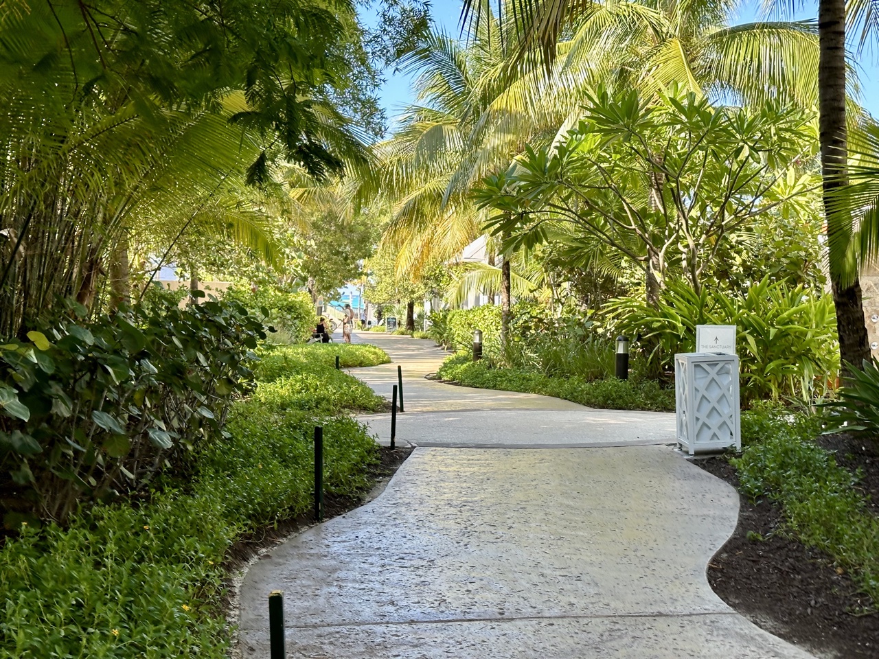 SLS Baha Mar path to beach