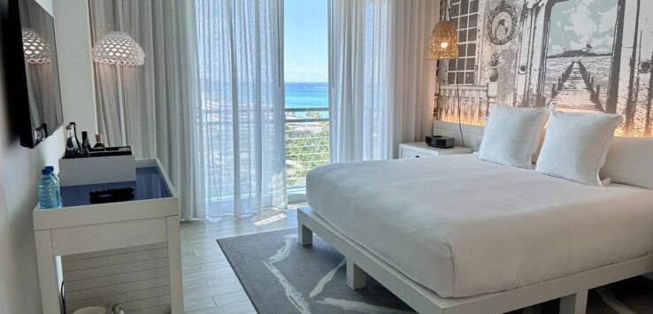 SLS Baha Mar two bedroom suite master bedroom