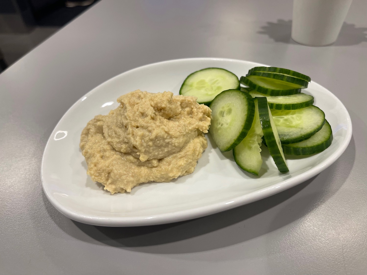 a plate of food on a table