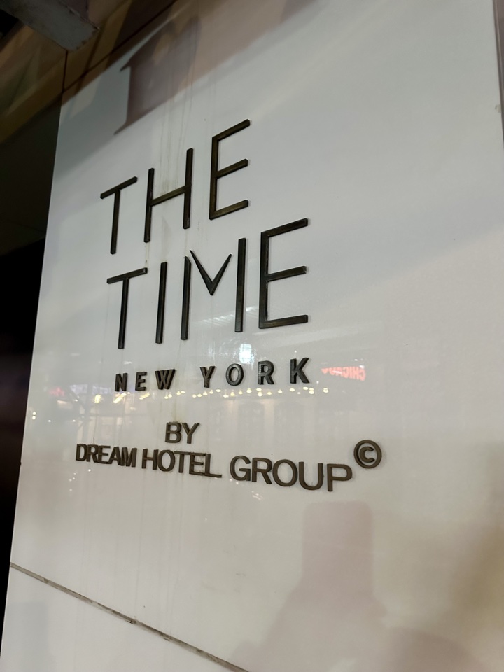 The Time Hotel New York sign