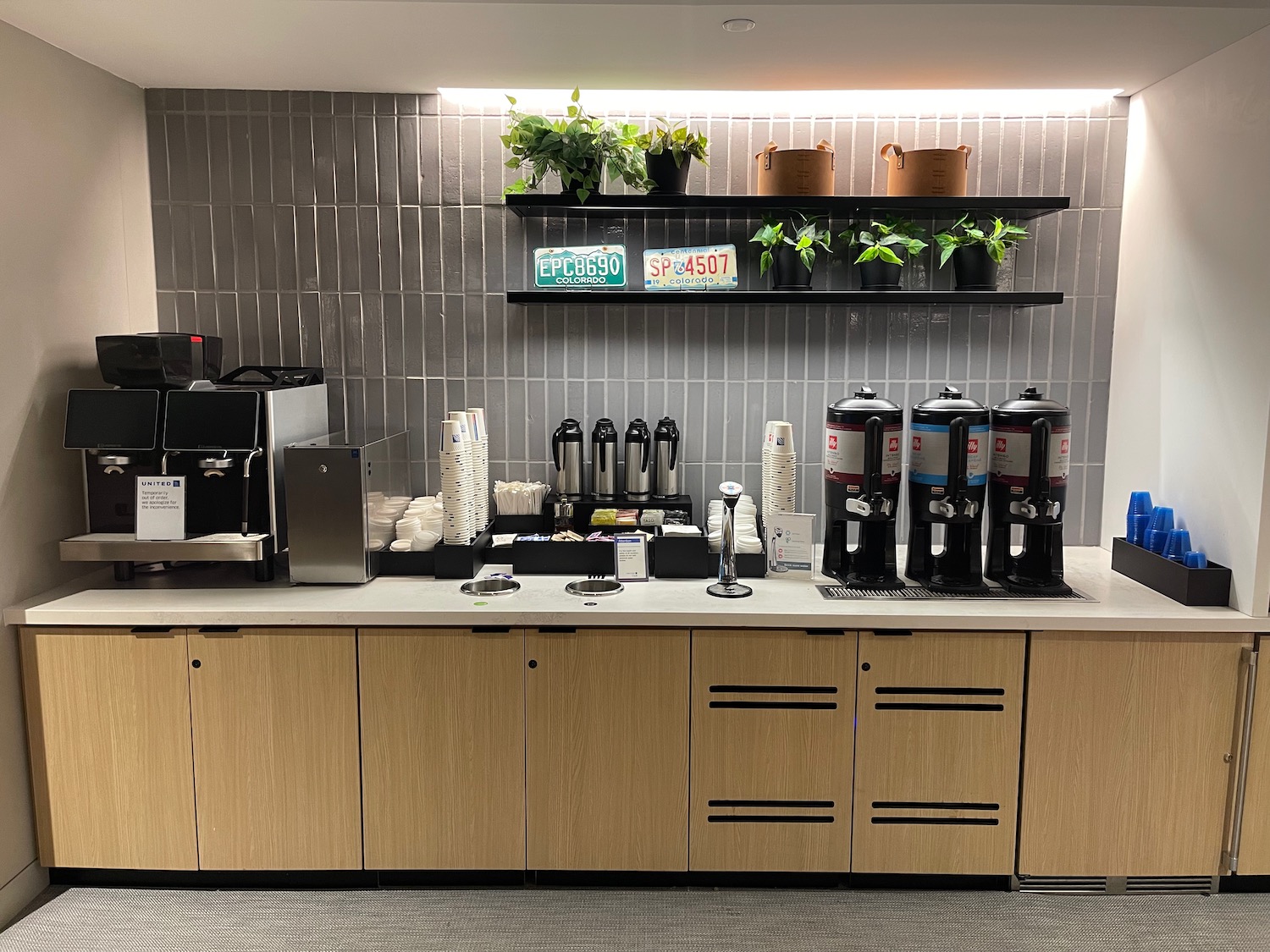 a coffee machine on a counter