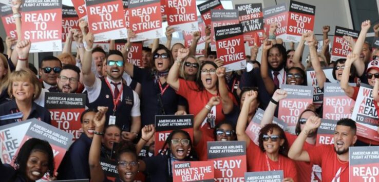 American Airlines Flight Attendants Strike