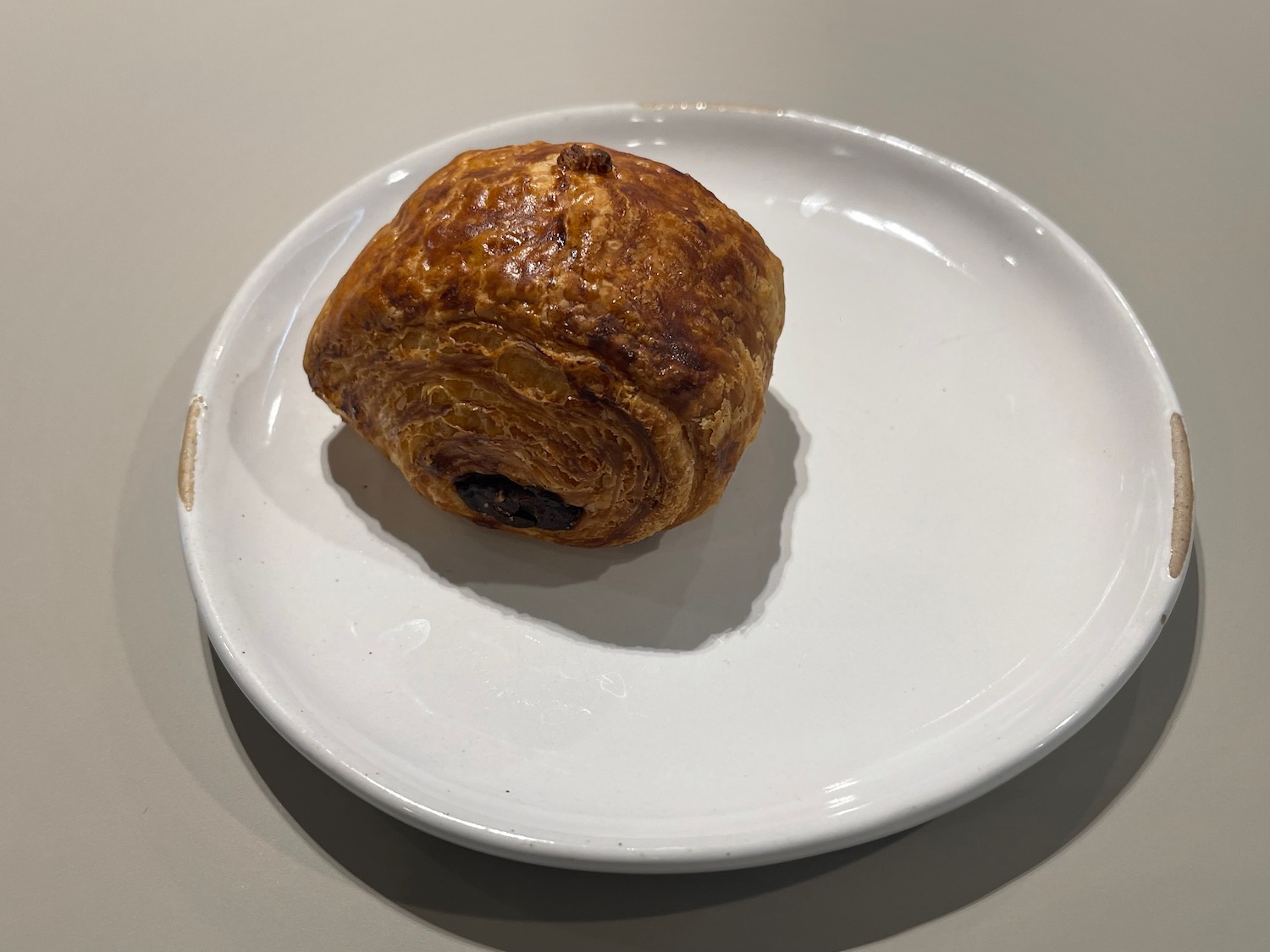 a pastry on a plate