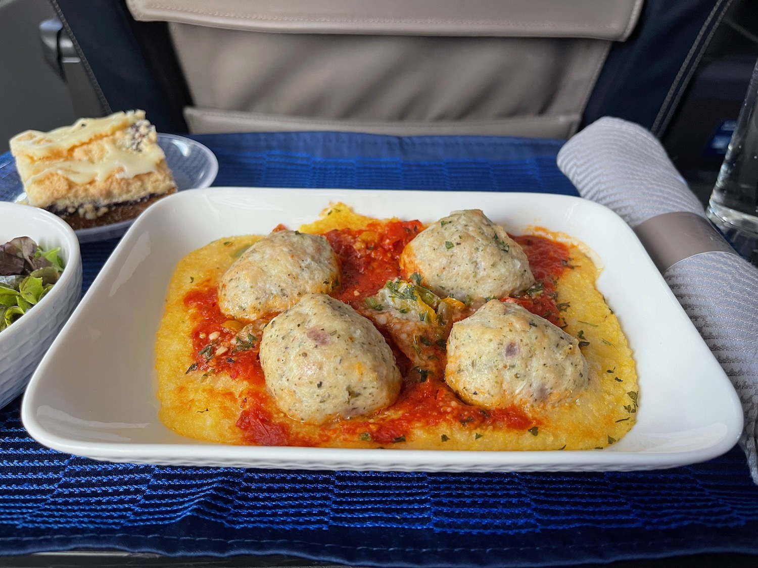 a plate of food on a table