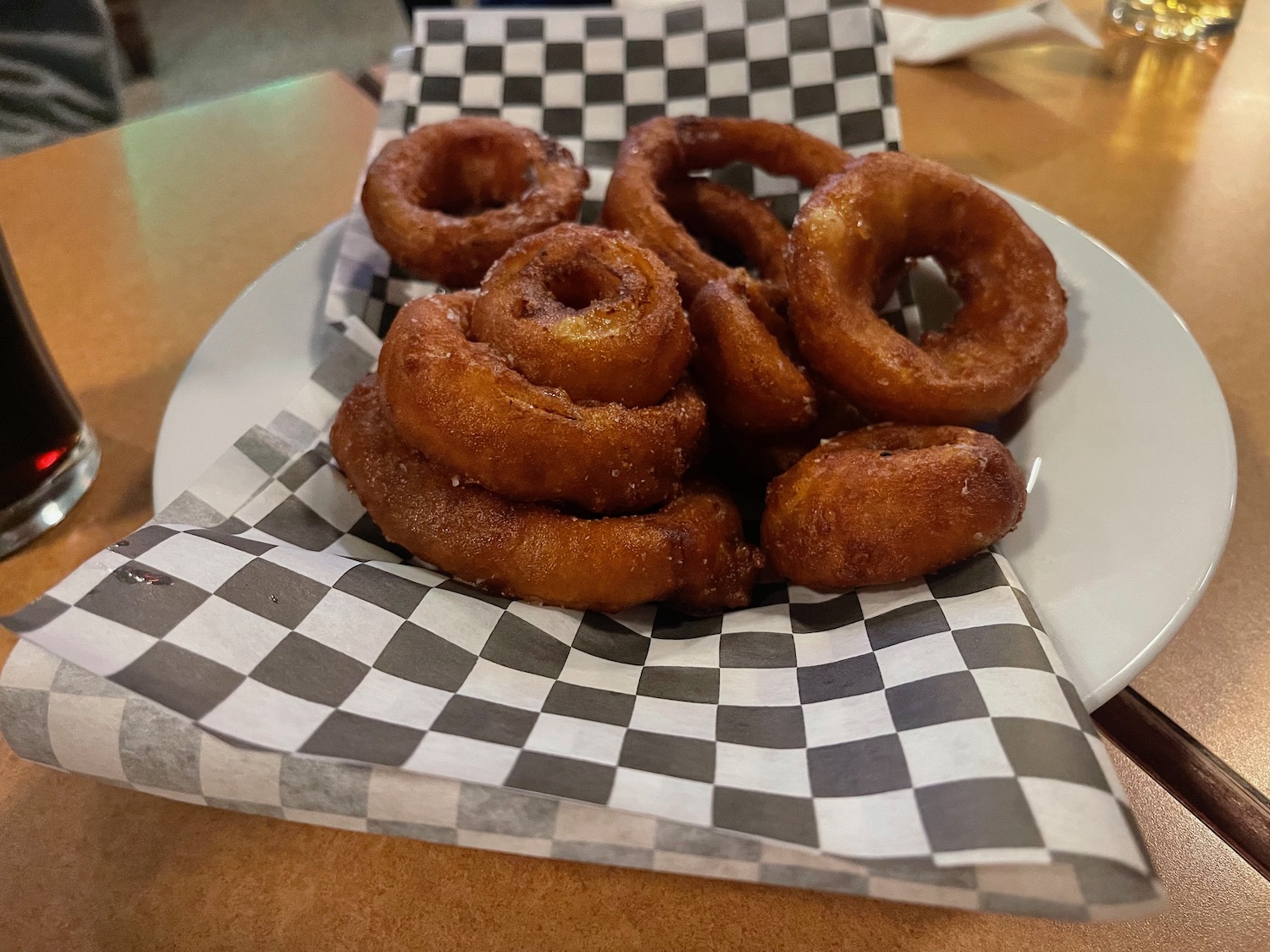 a plate of fried food