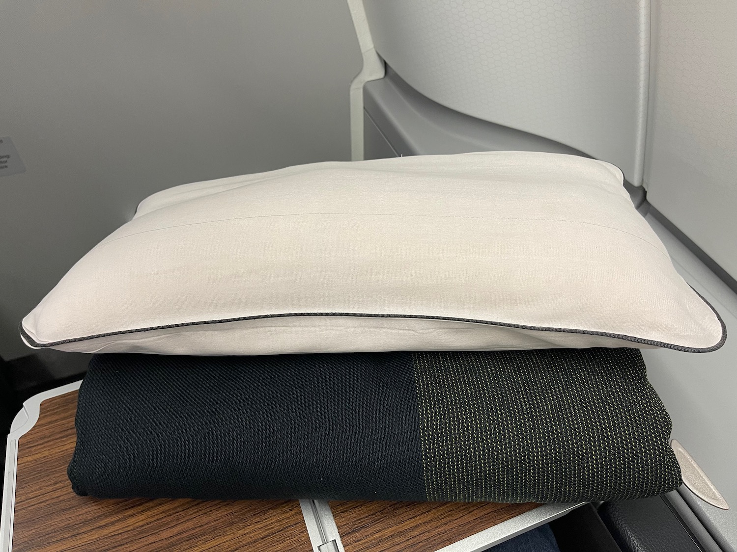 a pillow on a stack of pillows
