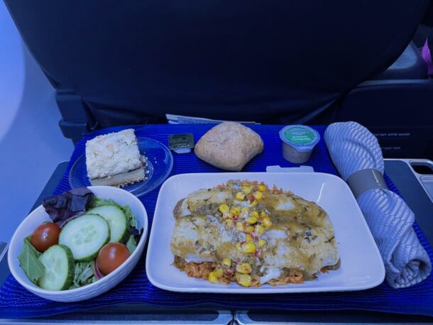 Ropa Vieja Enchiladas On United Airlines - Live and Let's Fly