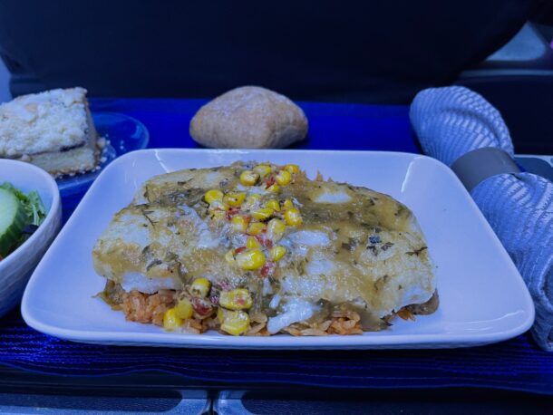 Ropa Vieja Enchiladas On United Airlines - Live and Let's Fly