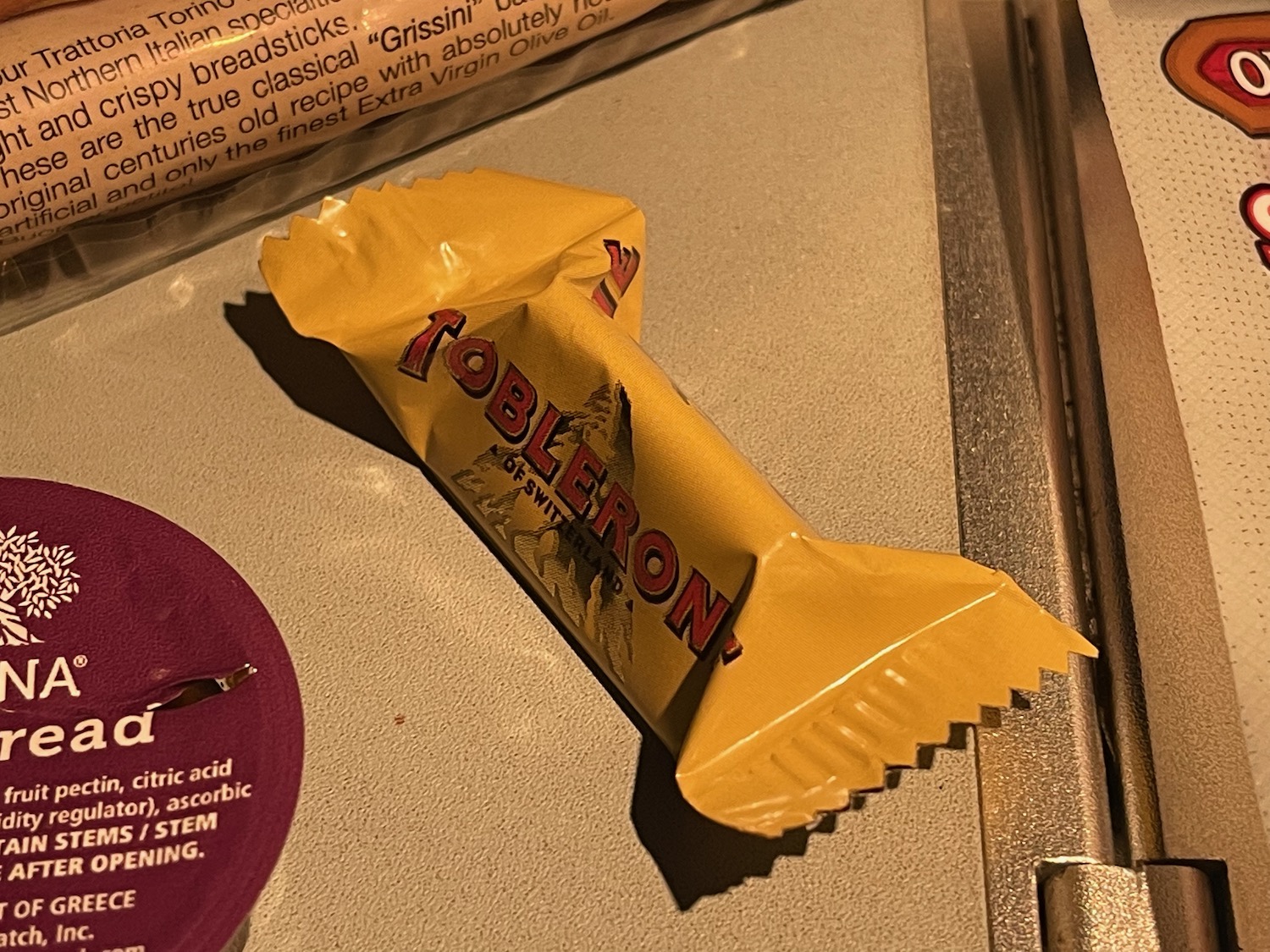 a candy bar on a counter