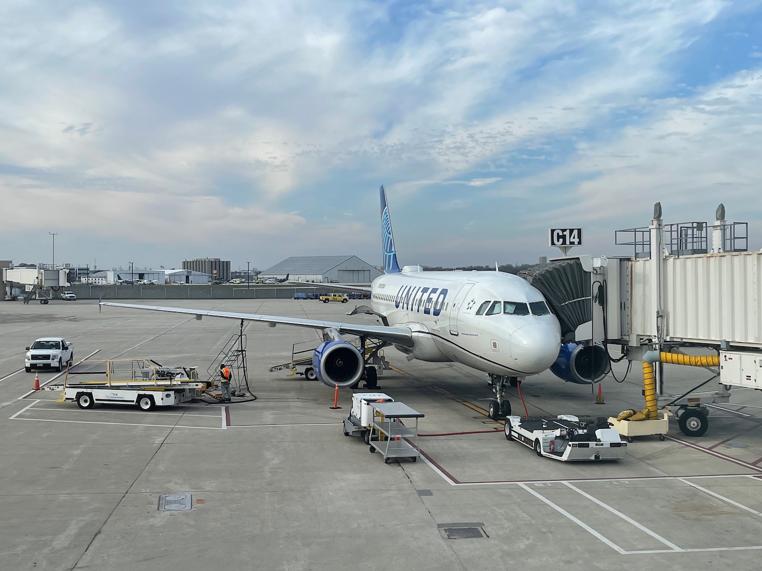 an airplane on the tarmac