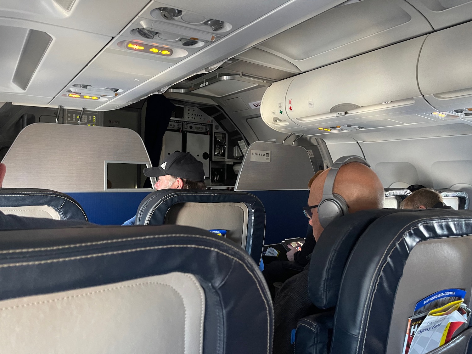 people sitting in an airplane